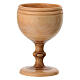 Olive wood egg holder s1