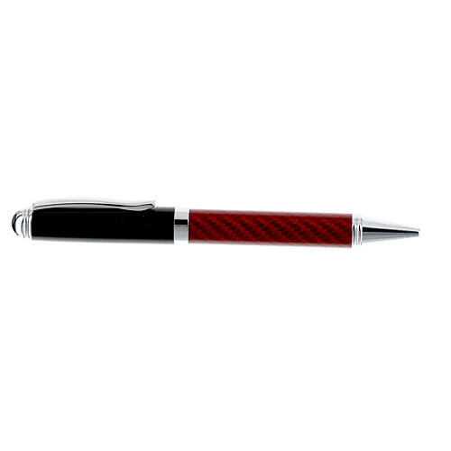 Kugelschreiber mit Etui und Aluminiumplakette mit Taubenmotiv 4