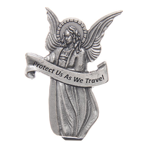 The Guardian Angel auto clip in metal and coloured resin 5x3 cm 1