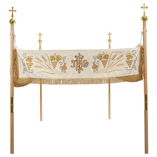 Processional canopy 130x160 with chalice and grapes 6