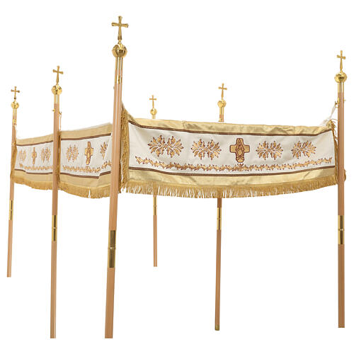 Processional canopy 160x250 with cross 4
