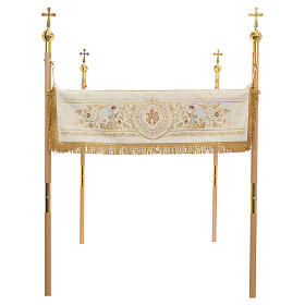 Canopy for processions 130x160 IHS and lamb