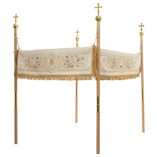 Canopy for processions 130x160 IHS and lamb 2