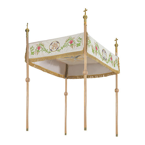 Canopy for processions 130x160 IHS and lamb 1