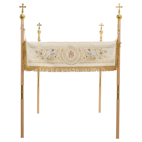 Canopy for processions 130x160 IHS and lamb 1