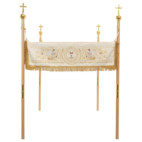 Canopy for processions 130x160 IHS and lamb 6
