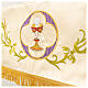 Processional canopy 160x200 in polyester with the IHS symbol and lamb s7