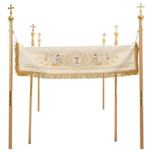 Processional canopy 160x250 IHS and lamb | online sales on HOLYART.com