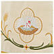 Processional canopy 130x160 with IHS, flowers and ears of wheat s7