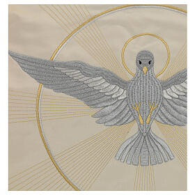 Processional canopy 130x160 with IHS, flowers and ears of wheat s3