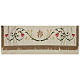 Processional canopy 130x160 with IHS, flowers and ears of wheat s4
