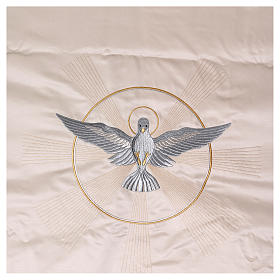 Processional canopy 130x160 with IHS, flowers and grapes s7