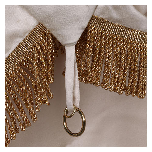 Processional canopy 130x160 with IHS, flowers and grapes 10