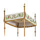 Processional canopy 130x160 with IHS, flowers and grapes s1