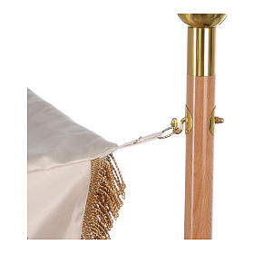 Processional canopy 130x160 with IHS, flowers and grapes s9