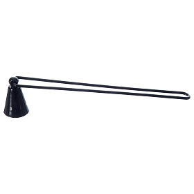 Candle snuffer in black metal