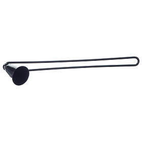 Candle snuffer in black metal