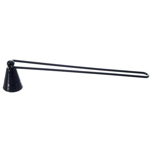 Candle snuffer in black metal 1
