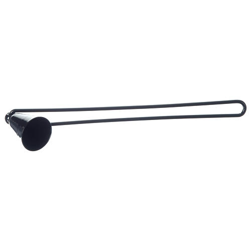 Candle snuffer in black metal 2