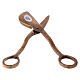 Forbici speciali per candele in ottone dorato antico s3