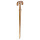 Accessory for piercing candles in golden brass 17 cm s2