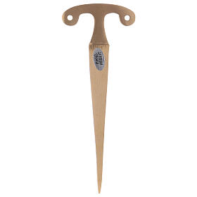 Drilling tool for candles gold plated brass 6 3/4 in s3