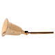 Candle snuffer gold plated brass with wood handle 13 3/4 in s3