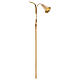 Telescopic candle lighter gold plated polished brass s3