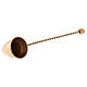 Gold plated brass candle snuffer 8 in s2