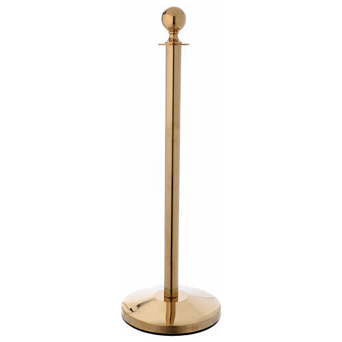 Gold plated steel rope stand 100 cm 1