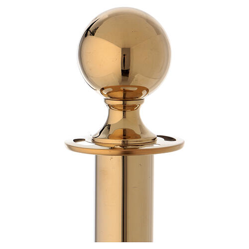 Gold plated steel pole 40 in 2