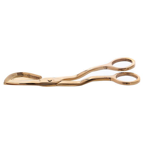 Candle scissors in gold plated polished brass 1