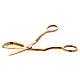 Candle scissors in gold plated polished brass s2