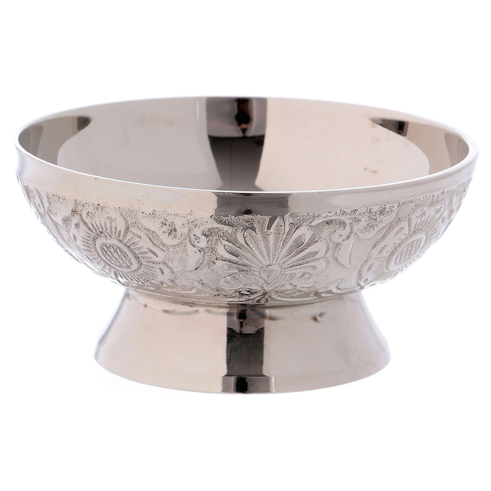 Silver-plated brass incense bowl with decorations | online sales on ...