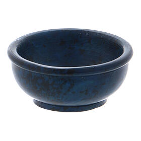 Ultramarine incense bowl