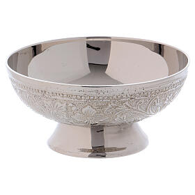 Silver-plated incense bowl in oriental style