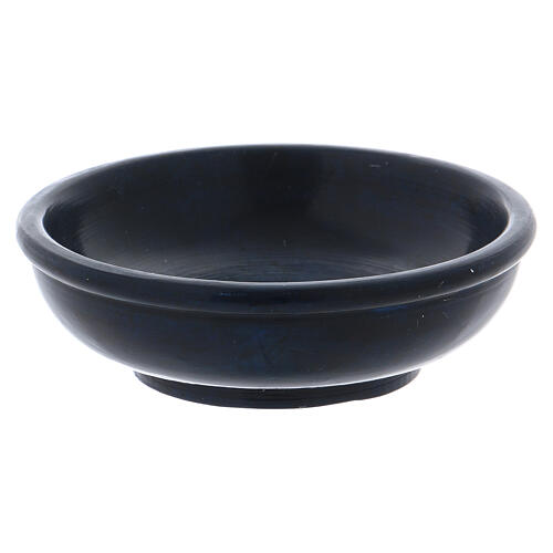 Incense bowl in blue soapstone 4 in 1