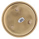 Golden brass round saucer 10 cm s3