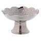 Silver-plated incense bowl with floral decorations 8 cm s2