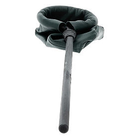 Sacco per questua in pelle verde s4