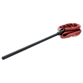 Red leather offering bag s4