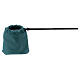 Green faux leatherette bag for alms s1