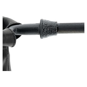 Sacco per questua in pelle nero s4