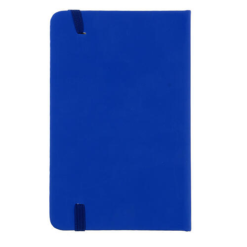 Agenda de bolso azul com monograma mariano 10x15 cm 3