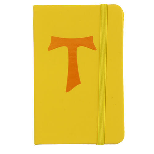 Yellow pocket diary with Tau 10x15 cm 1