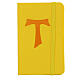 Yellow pocket diary with Tau 10x15 cm s1