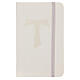 White pocket diary with Tau 10x15 cm s1