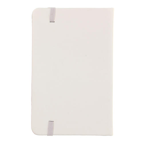 Agenda de poche blanc avec tau 10x15 cm 3
