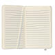 White pocket diary with Marial monogram 10x15 cm s2