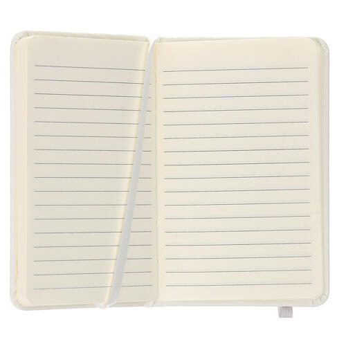 Agenda tascabile bianco monogramma Maria 10x15